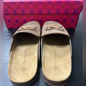 New Tory Burch Suede Mule